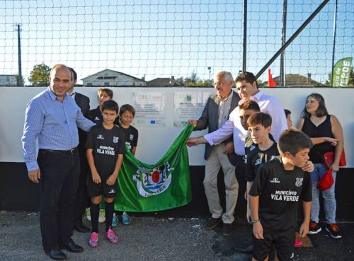 Inaugura&ccedil;&atilde;o do Piso Sint&eacute;tico do Campo de Fut7 do GD Prado
