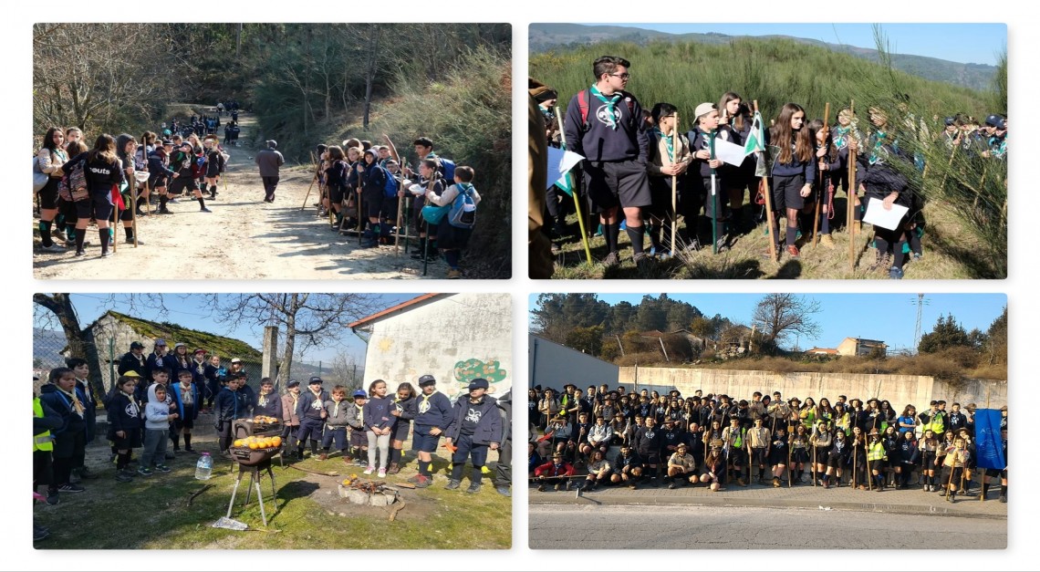 Mais de 500 escuteiros com um olho no Dia do Núcleo e outro no ACANUC 2018 (Vila de Prado)!