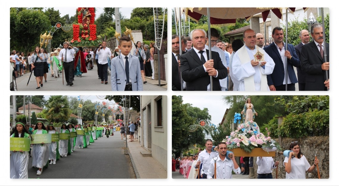 Procissão foi um dos pontos altos das Festas em Honra de S. Tiago e Nossa Senhora dos Remédios