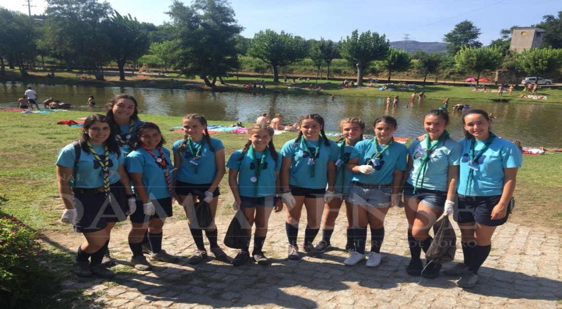 Guias de Prado arregaçaram as mangas para ação de limpeza e sensibilização