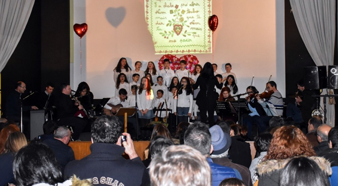 Escola de Música de Prado ajudou a abrilhantar Mês do Romance