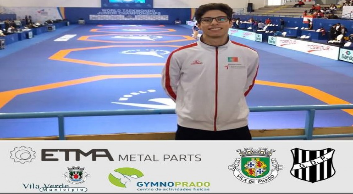 Taekwondo GD Prado. Tiago Alves convocado para o Europeu de sub-21