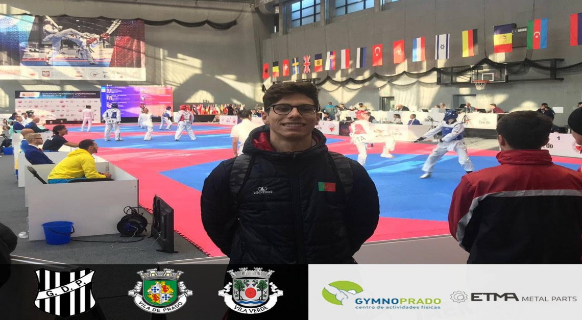 Taekwondo GD Prado. Tiago Alves entre os melhores sub-21 da Europa!