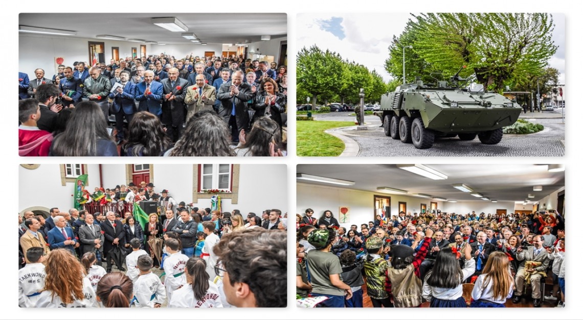 Cravos vermelhos e vivas à liberdade nas celebrações concelhias do ’25 de abril’ na Vila de Prado!