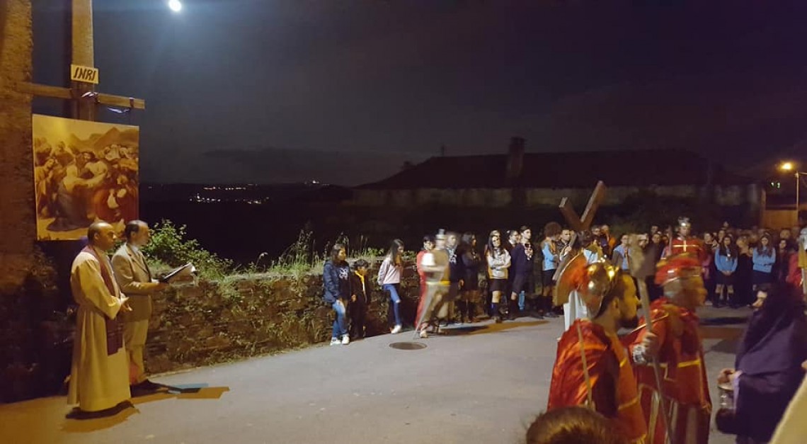 Via-Sacra. CCC Prado recriou a ‘Paixão de Cristo’ em versão pradense!