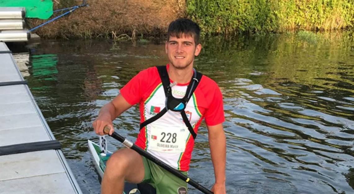 CN Prado. Marco Oliveira conquistou o bronze em C1 no europeu de maratona em canoagem