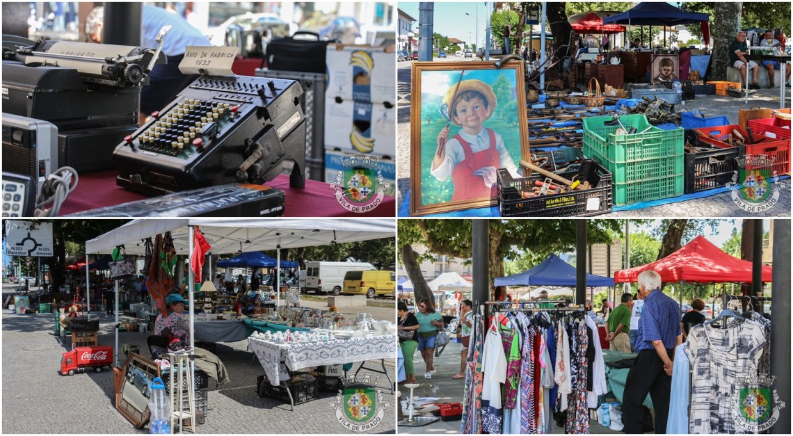 Vila de Prado. Feira de Antiguidades, Usados e Velharias passa a realizar-se duas vezes por mês