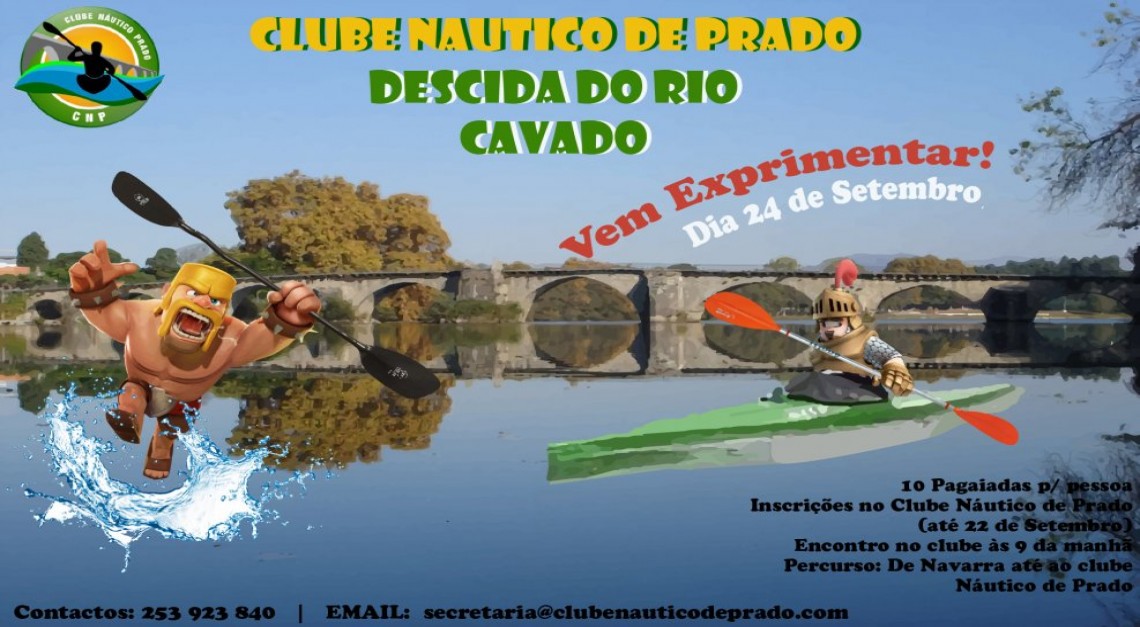 CN Prado promove Descida do Rio Cávado